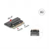 DeLOCK 64342 Interner M.2-Adapter Host-Schnittstelle M.2 Stecker Schwarz