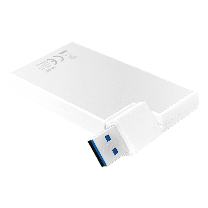 USB 3.0 4-Port Hub, silber