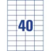 Avery Zweckform 3651 Universaletiketten 52,5 x 29,7 mm 100 Blatt Weiß
