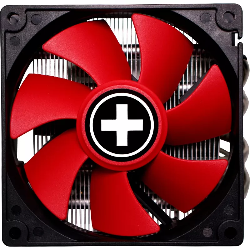 Xilence XC041 Computer-Kühlsystem Prozessor-Kühler 9,2 cm Schwarz, Rot