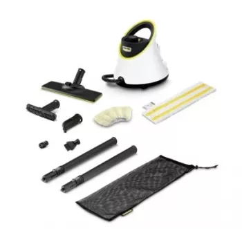 Zylinder-Dampfreiniger Kärcher SC 2 Deluxe 1500 W, 1 L, 3,2 bar, einstellbarer Dampf, 2,2 m Schlauch