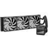 All-in-One-Flüssigkeits-CPU-Kühler Sharkoon S60 ARGB – 360-mm-Radiator, 3×120-mm-PWM-Lüfter, Schwarz
