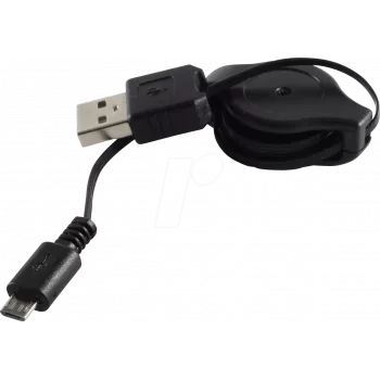 USB-Kabel ShiverPeaks BS14-18001 1m USB A Micro-USB B Schwarz