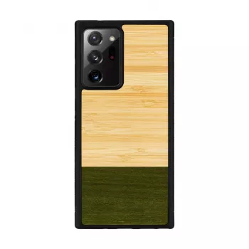 Handyhülle Man and Wood Galaxy Note 20 Ultra — Bambuswald-Schwarz Schutzhülle