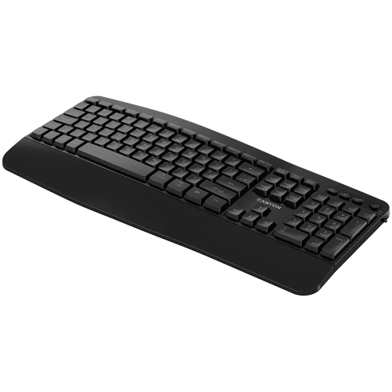 CANYON Tastatur HKB-W6 Wireless Schwarz