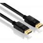 PureLink Basic+ Displayport-Kabel, vergoldet, 20pol Displayport St./St., 1,0 m Professionelles Displayport Verbindungskabel für die Videoübertragung (