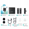 Set mit 2 Vention USB-C-Mikrofonen + Ladecase