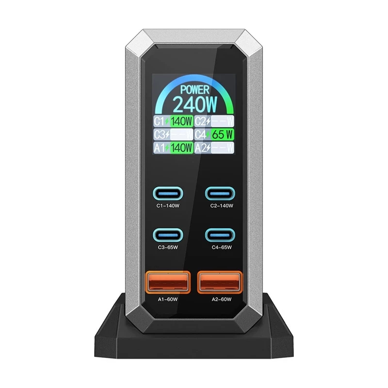 Blitzwolf BW-S31 2xUSB-A, 4xUSB-C, PD, 240W Netzwerkladegerät