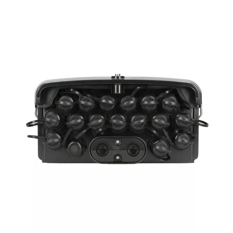 Extralink Glasfaser-Abschlussbox Jennifer 16 Adern schwarz mit Steckverbinder