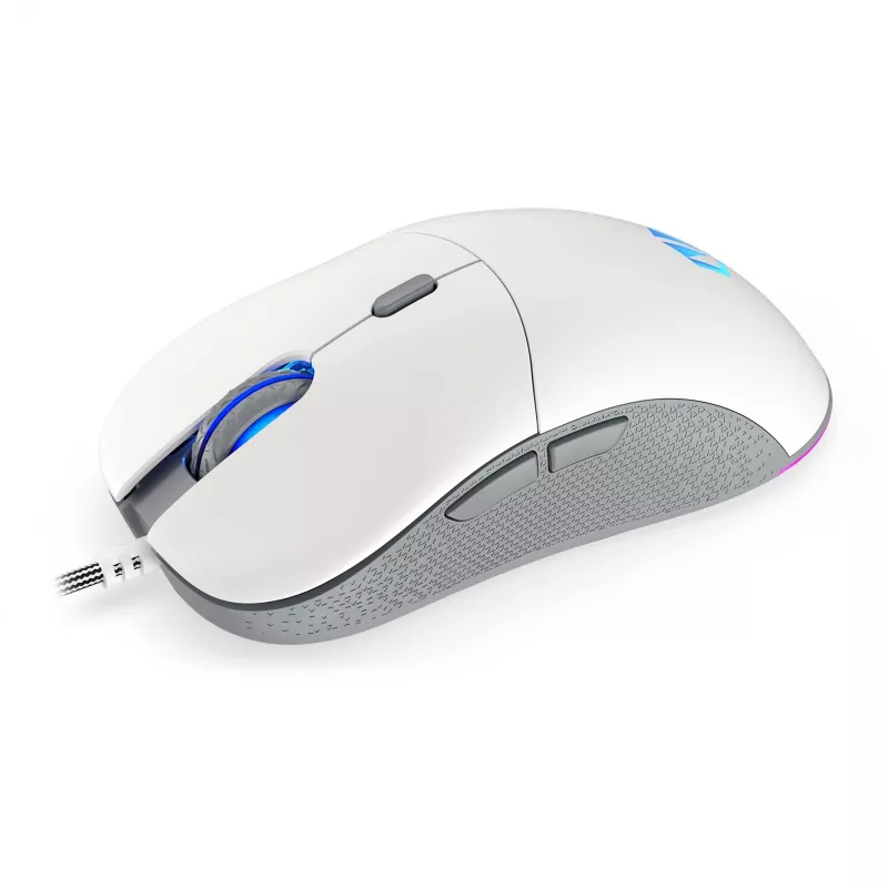 ENDORFY GEM Plus Onyx Weiß Maus Gaming Rechtshänder USB Typ-C Optisch 19000 DPI
