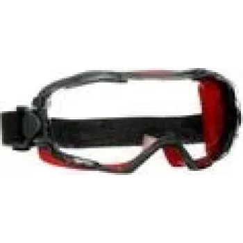 3M GoggleGear 6000 Schutzbrille Neopren Schwarz, Rot