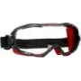 3M GoggleGear 6000 Schutzbrille Neopren Schwarz, Rot