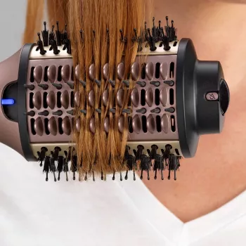 BaByliss AS95E Air Leistung Volume Heißluftbürste Champagne 1000 W