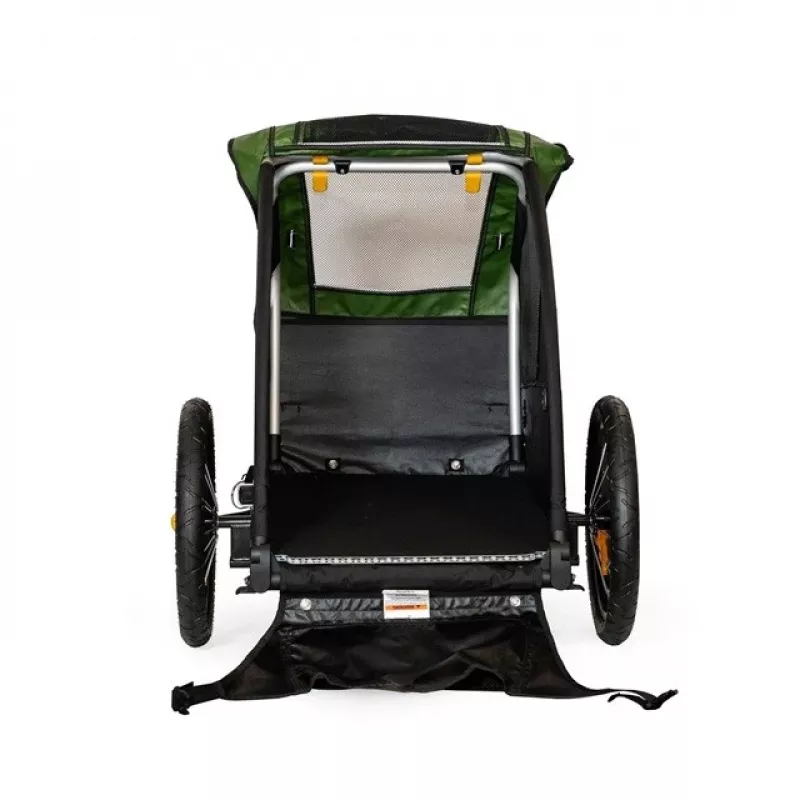 Hundetransportbox BURLEY Tail Wagon BU-947108 — weiche Hundetransportbox, Schwarz/Grün