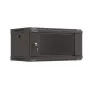 Wandmontierbarer Rack-Schrank LANBERG WF03-5304-10B 19 Zoll 4U schwarz, Glastür