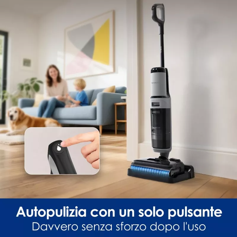 Kabelloser Bodenreiniger Tineco Floor One i5 Stretch Plus – leichter, Nass- & Trocken-Bodenwischer in aufrechter Bauform