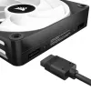 Lüfter Corsair CO-9051001-WW 12 cm Schwarz Weiß 480–2400 U/min