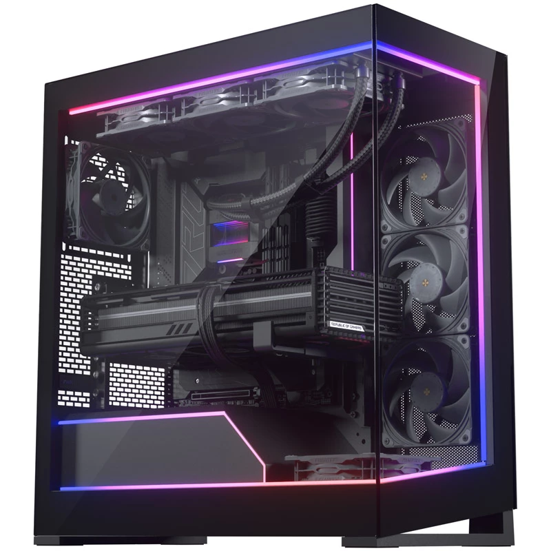 Phanteks NV5 Premium DRGB-Kit + Power Hub, 3x für Außenrahmen, 1x Motherboard-Kabelabdeckung - Schwarz