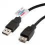 ROLINE USB-Verlängerungskabel - USB Typ A, 4-polig (M) - USB Typ A, 4-polig (W)