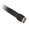Akasa Low Profile PCI Bracket Adapter USB 3.1 Typ C - schwarz - Adapter - Digital/Daten