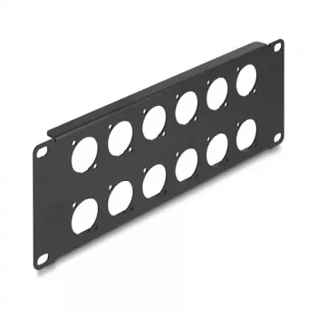 DeLOCK Patchpanel-Zubehör 88054 Rackmontage 2U Schwarz