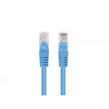 Netzwerk-Patchkabel LANBERG Cat6 U/UTP 0,25 m RJ-45 auf RJ-45 blau