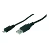 Assmann USB-Verbindungskabel, Typ A - Micro B, M/M, 1,0 m, USB 2.0 kompatibel, UL, schwarz (AK-300127-010-S)