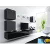 Cama TV-Ständer VIGO '180' 30/180/40 schwarz/schwarz glänzend