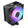 MODECOM Volcano 0C T102 LCD ARGB Prozessorluftkühler 12 cm Schwarz