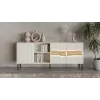 Cama INSERTO 3D1W Kommode 190x40x80 Kaschmir + LED