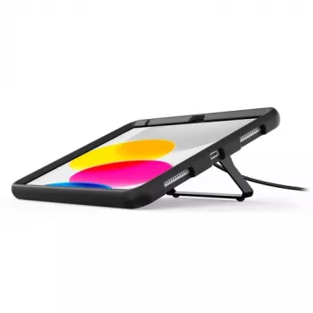 Compulocks iPad 10,2 Secured Kickstand - Stoßfänger für Tablet - Ständer - Metall, Gummi - Schwarz - für Apple 10,9-Zoll iPad (102KS01KL)