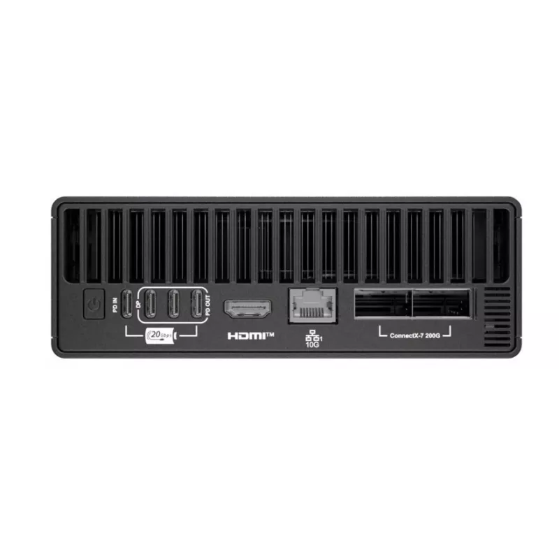 MSI EdgeXpert AI-Supercomputer-Desktop, NVIDIA DGX Spark GB10 Grace Schwarzwell Architektur, 128GB LPDDR5 Unify Speicher, 4TB SSD, ARM CPU, WiFi 7, BT 5.3, NVIDIA DGX OS - EDGEXPERT NVIDIA DGX GB10 128GB 4TB