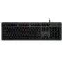 Logitech Gaming G512 - Tastatur - Hintergrundbeleuchtung - USB - QWERTY - Spanisch - Tastenschalter: GX Brown Tactile - Kohle