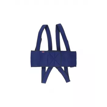 Rollstuhl-Stabilisierungsgürtel Aston Secubac IV 681022 — textil, verstellbarer Klettverschluss, 150 cm Länge, 20 cm Breite, blau