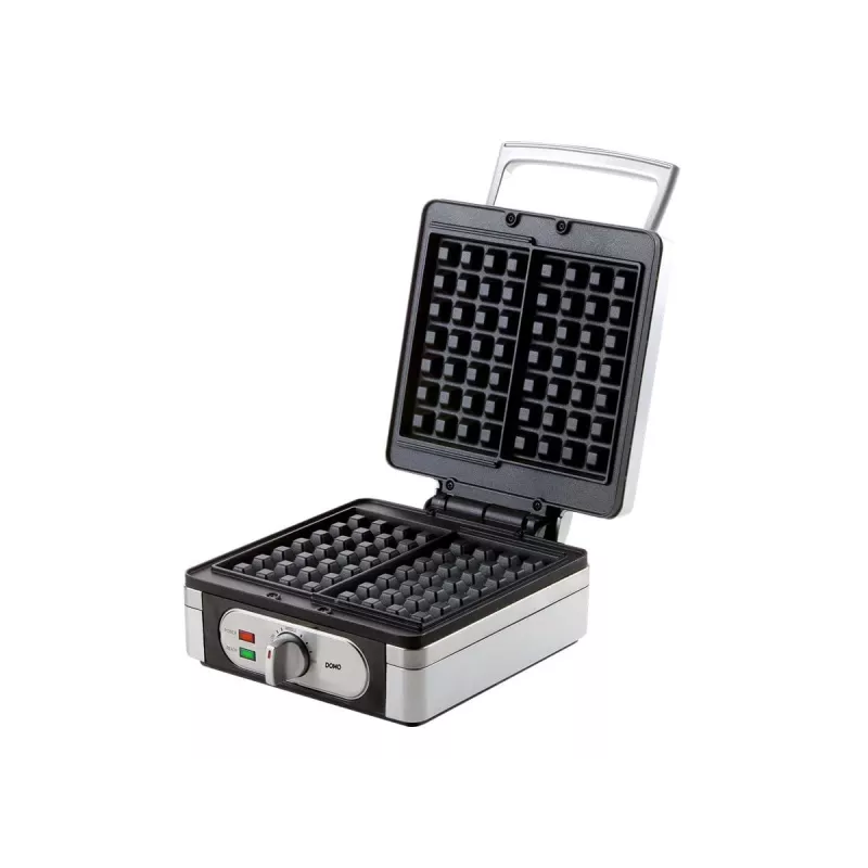 Waffeleisen Domo DO 9047 W 2 Waffel(n) 1400 W Silber