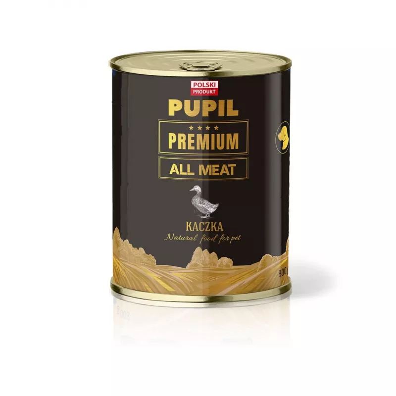 PUPIL Premium All Meat Gold Ente - Nassfutter für Hunde - 800g