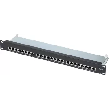 Patch-Panel Renkforce 24-Port CAT6, 1U (1 HE) für strukturierte Verkabelung