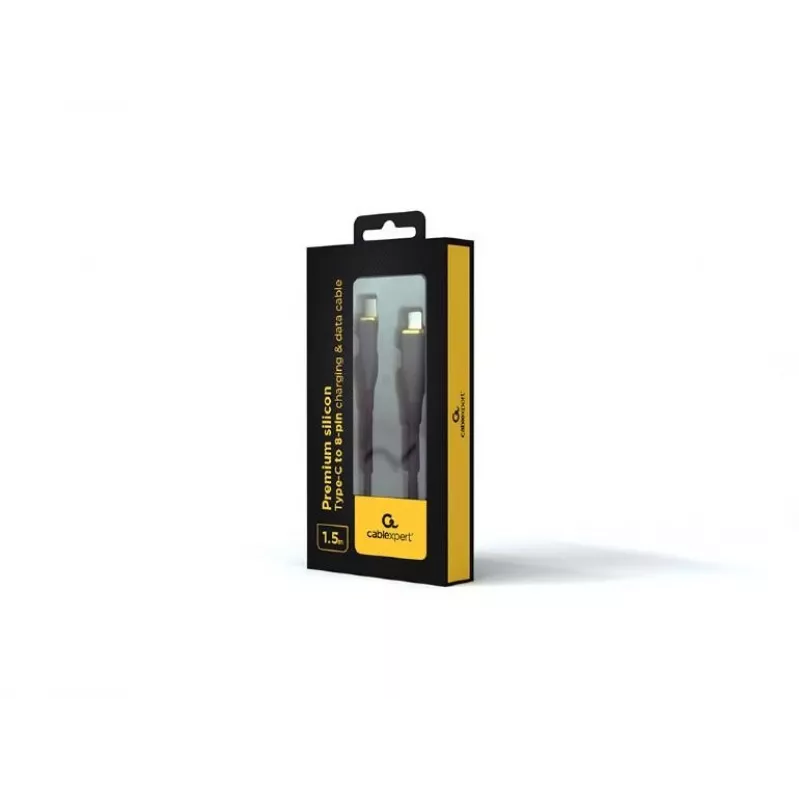 Lightning-Kabel GEMBIRD CC-USB2S-CM8PM-1.5M-BK, 1,5 m