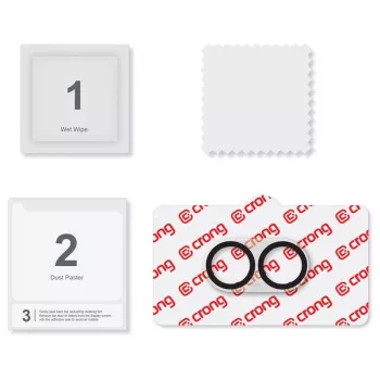 Crong Kamera- und Linsenglas-Schutz CRGLSIP1763 für iPhone 17 — Kamera-Linsenabdeckung