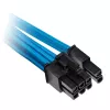 Corsair Premium Sleeved PCIe Dual-Kabel, Doppelpack (Gen 4) - Blau