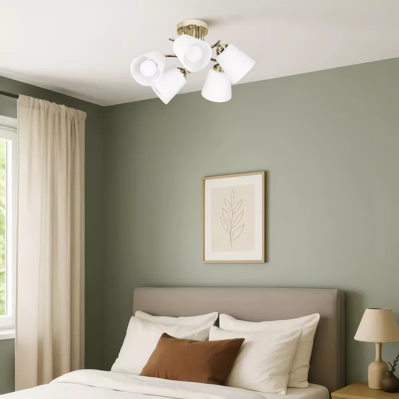 Activejet Pendelleuchte AJE-EMILY 3P GOLD E27 3x40W