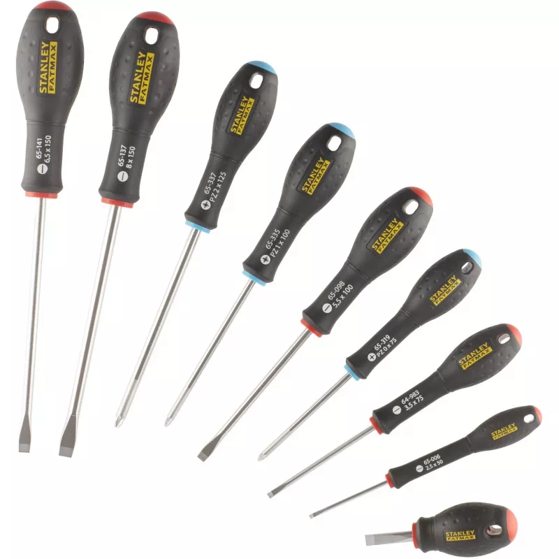 Handschraubendreher-Satz STANLEY FATMAX FMHT65424-0 – 20-teilig, gerade Schraubendreher, flache und Pozidriv-Spitzen