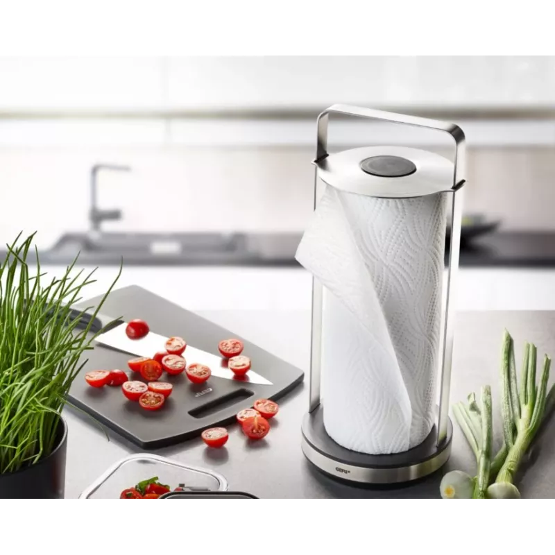 Papierhalter GEFU SMARTLINE G-15702 – Aufstellbar, mit Edelstahlakzenten