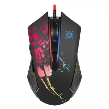 Gaming, optische, kabelgebundene Maus DEFENDER GM-933 SIN'SISTER 7200dpi 6P RGB