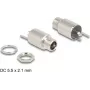DeLOCK Connector DC 5.5 x 2.1 mm Buchse Einbau-Lötversion 20 V 9 A