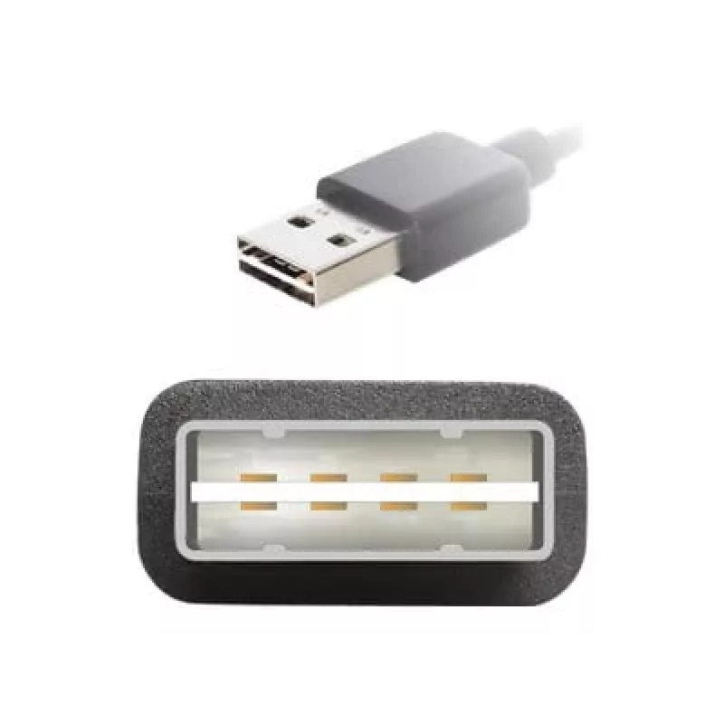 USB-Kabel DeLOCK EASY-USB 2.0-A 5m Schwarz