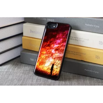 Schutzhülle iKins für Apple iPhone 8/7 — starry night Schwarz