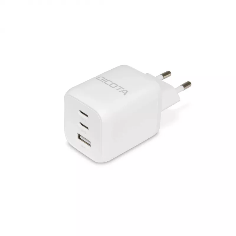DICOTA D32054 Ladegerät für Mobilgeräte Universal Weiß AC Schnellladen Innenbereich