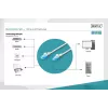 Netzwerkkabel Digitus CAT 5e U/UTP RJ-45 2m Weiß