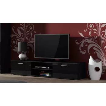 Cama TV-Ständer SOHO 180 schwarz/schwarz glänzend